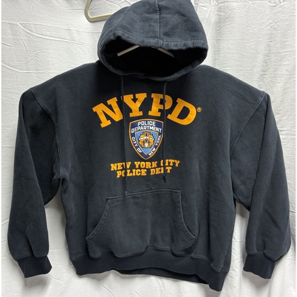 NYPD New York City Police Dept Sweatshirt Hoodie Men's XL Authentic & Licensed